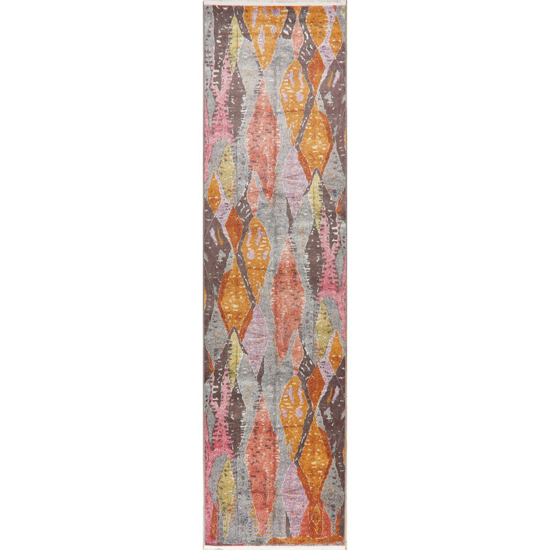 Sidd Abstract Indoor Rug, Runner 2'6" x 10'