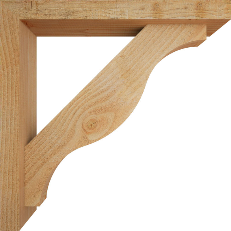 Support Funston Block avec support décalé, 24 x 24, Sapin Douglas de l 4 po (scié brut)