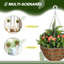 Hanging Basket Arrangement in Pot