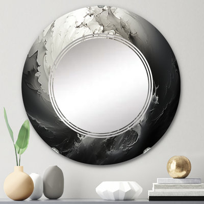 Miroir mural rond Hassa - Paysages