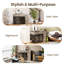 Manufactured Wood Dog House with 2 Doors-78932765-85157091