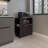 Modern Kitchen Cart, Kitchen, Black-1469797201