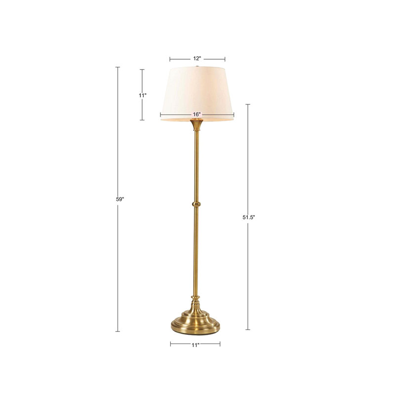 Lampe sur pied H 59 po