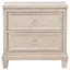 Washed Oak 2-drawer Nightstand