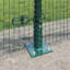 Vidaxl Fence With Posts Steel-116798113-116798116