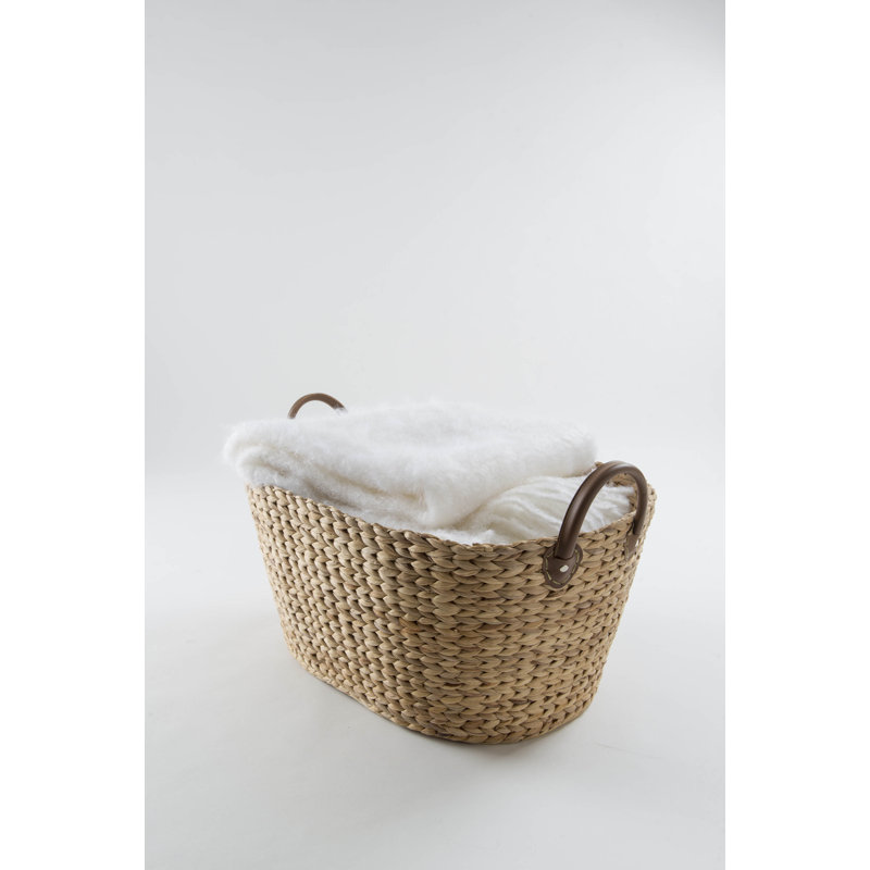Wicker Laundry Basket with Handles