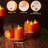 12 Pcs Votive Flameless Candles with Timer