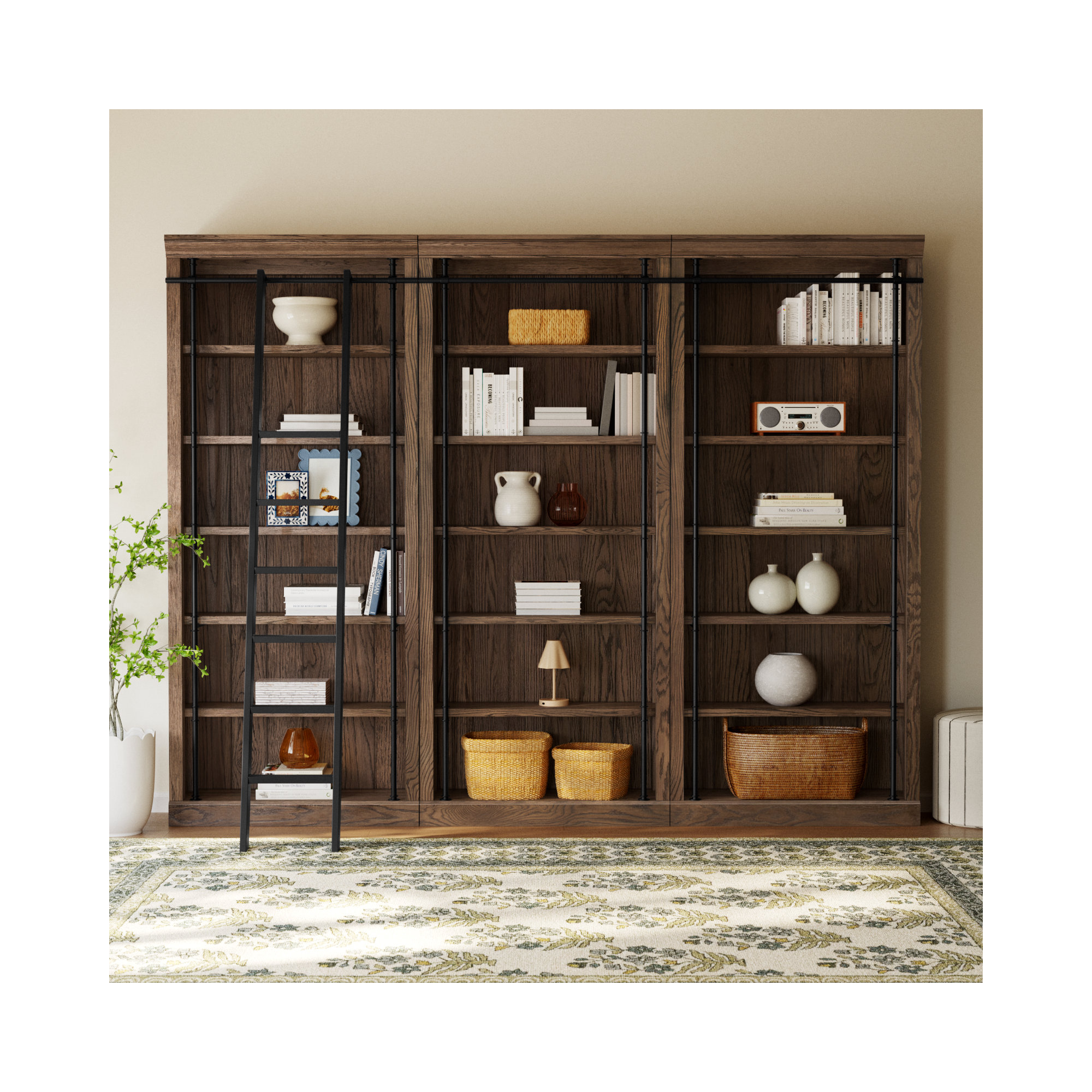 Lorna Wide Bookcase