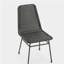 Chaise de salle à manger brun foncé (ensemble de 2)