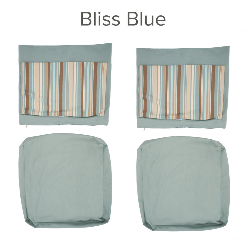 Housse de coussin Castelli Sunbrella, Spa Bliss Sunbrella® bleu