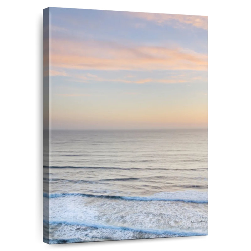 Gillard, coucher de soleil sur la côte de Redwoods, H 51 po x l 34 po