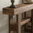 41.34" Farmhouse Console Table, 2-Tier Narrow Sofa Table with Storage Shelf for Hallway, Foyer, Living Room, Rustic Brown