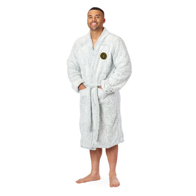 Fleece Mens Mid-Calf Bathrobe