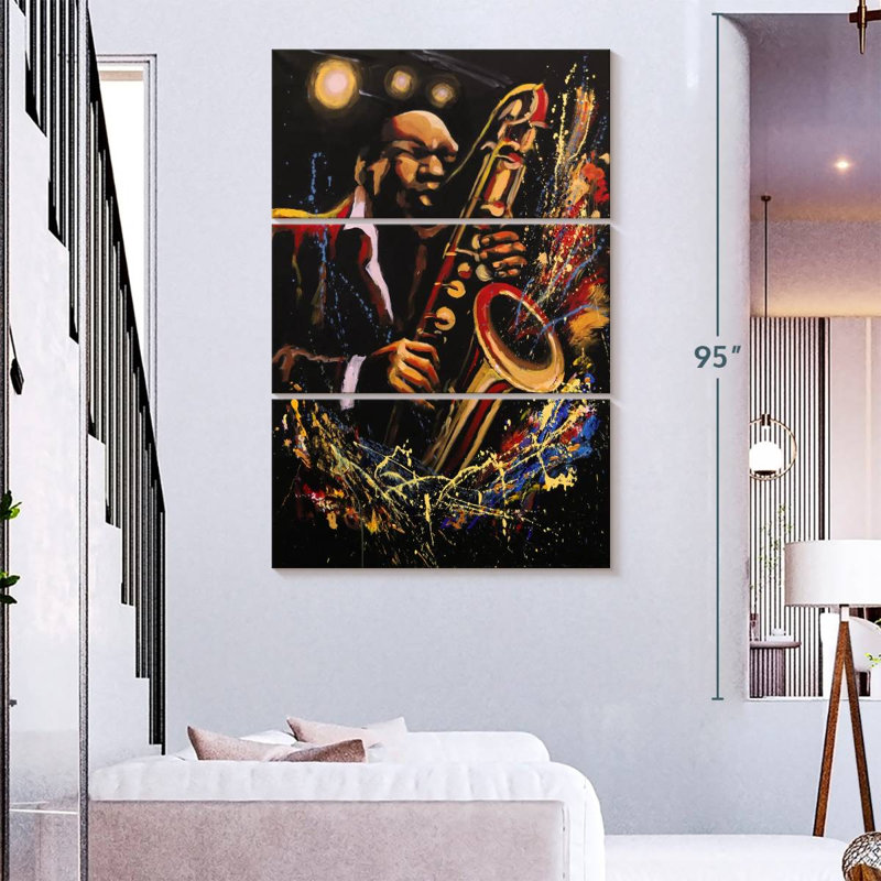 Abarca Jazz Acrylic, 74" H x 48" W