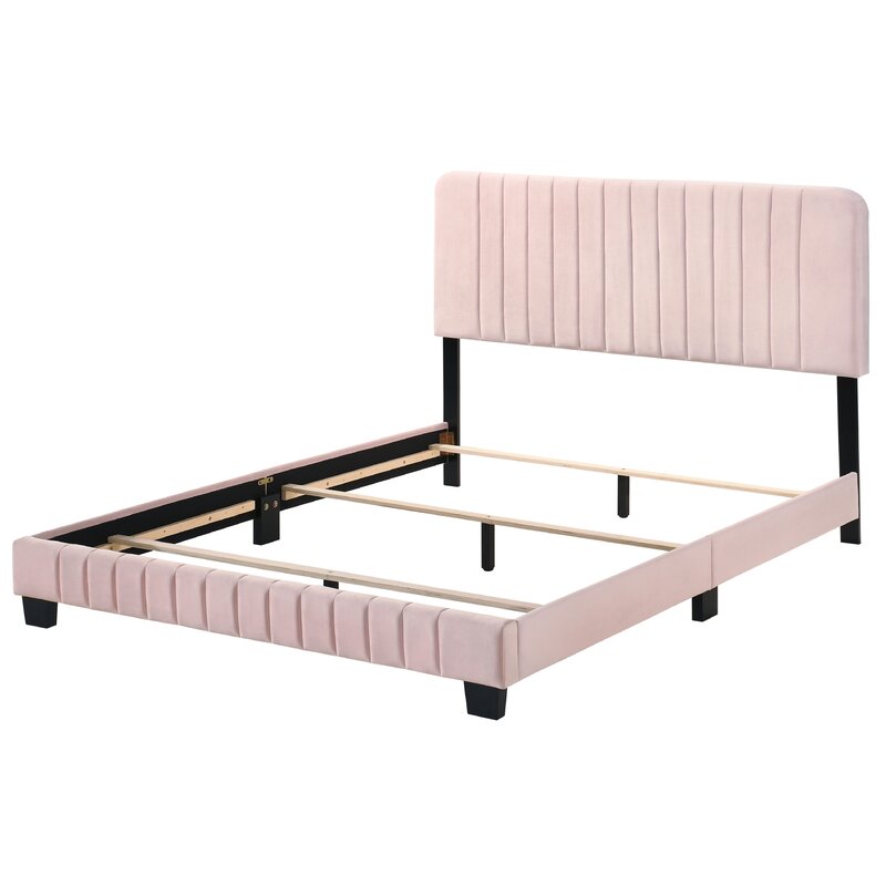 House of Hampton® Cushman Upholstered Bed & Reviews | Wayfair