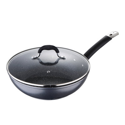 Masterpro Non-Stick Aluminum Wok with Lid