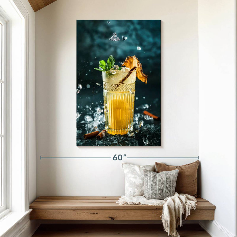Yarlin Pineapple Cocktail, 48" H x 32" W