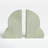 Modern Textured Arch Bookends - 13" x 4" x 10"-86749519