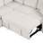 Upholstered Convertible Sectional Sofa Bed With Storage Ottoman, Usb Ports And-44545614