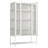 67.25'' Tall Iron Display Cabinet With Glass Door And LED Lights, Ideal For Showcasing Collectibles And Enhancing Home Decor-1787415338