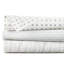 Geometric City Scene Blue Cotton Percale Sheet Set-1486791351