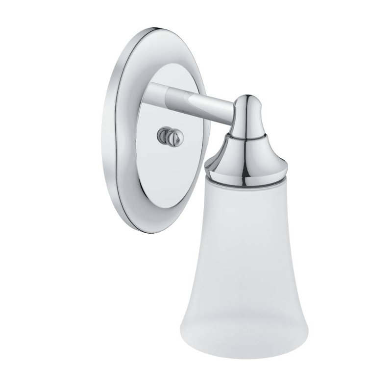 Eva 1-Light Bath Sconce, Chrome