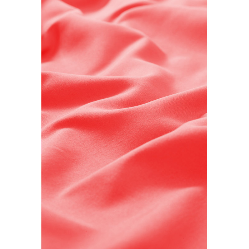 Premium Rayon from Bamboo Sheet Set Deep Pockets, Cooling, Ultra Soft and Breathable, Coral