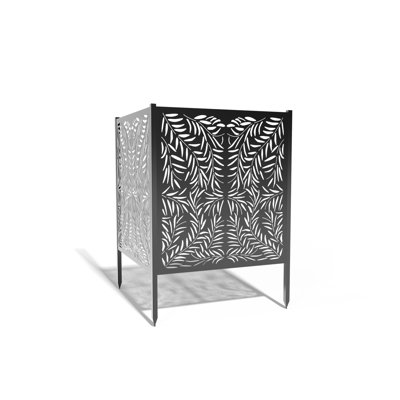 Ultra-durable Outdoor Privacy Screen Fence Panel Kit – No-dig Wicker Panel Set, Ideal For Trash Can Enclosure, Ac Hider & Pool Equipment Screening