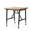 Table de bout en bois d'acacia et en métal