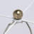 25.7" Round Aluminum Table Lamp – Artistic Gold Finish + White Fabric Drum Shade-650655563