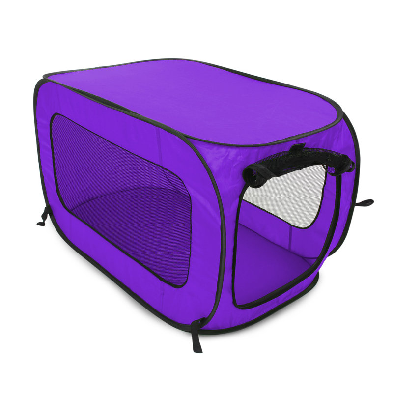 Support pour animaux Pop-up Kennel, MAUVE, H 25 po x l 19,5 po x P 32,5 po