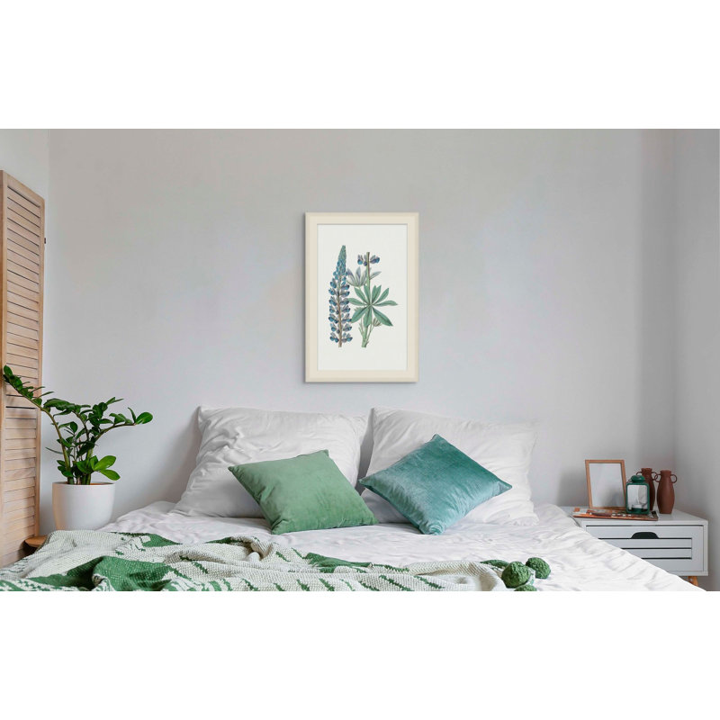 Sapphire Flora 4 Print by Studio L57 Nouvelle, 27" H x 19" W