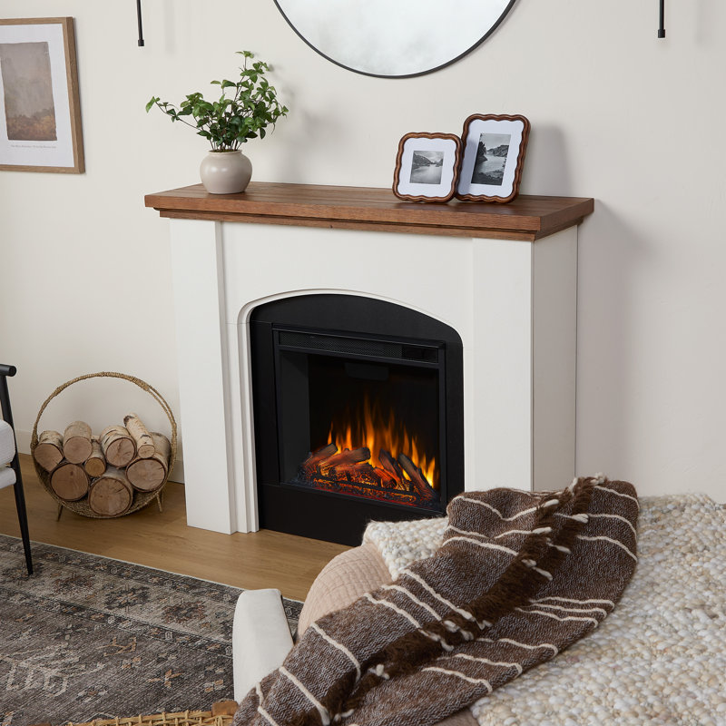 Anika 49" Electric Fireplace with Reversible Surround by Real Flame