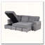 Canapé-lit modulaire avec sacs de rangement et 2 porte-gobelets Upholstery