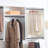 Devi White Wall Mounted Wood Closet System-688557596
