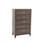 Commode en bois massif avec rangement 1 chambre 5 pièces