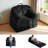 Corduroy Convertible Folding Bean Bag Sofa Bed,Floor Sleeper Couch with Handle-1616901002