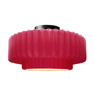 Plafonnier semi-encastré en céramique Radiance