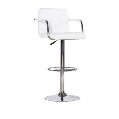 Tabouret de bar pivotant à hauteur réglable Aishvi