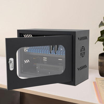 20-Device Charging Cabinet For Cellphones And Tablet Computers