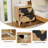 17.7“W Flowing Water Geometry Nightstand-130909525