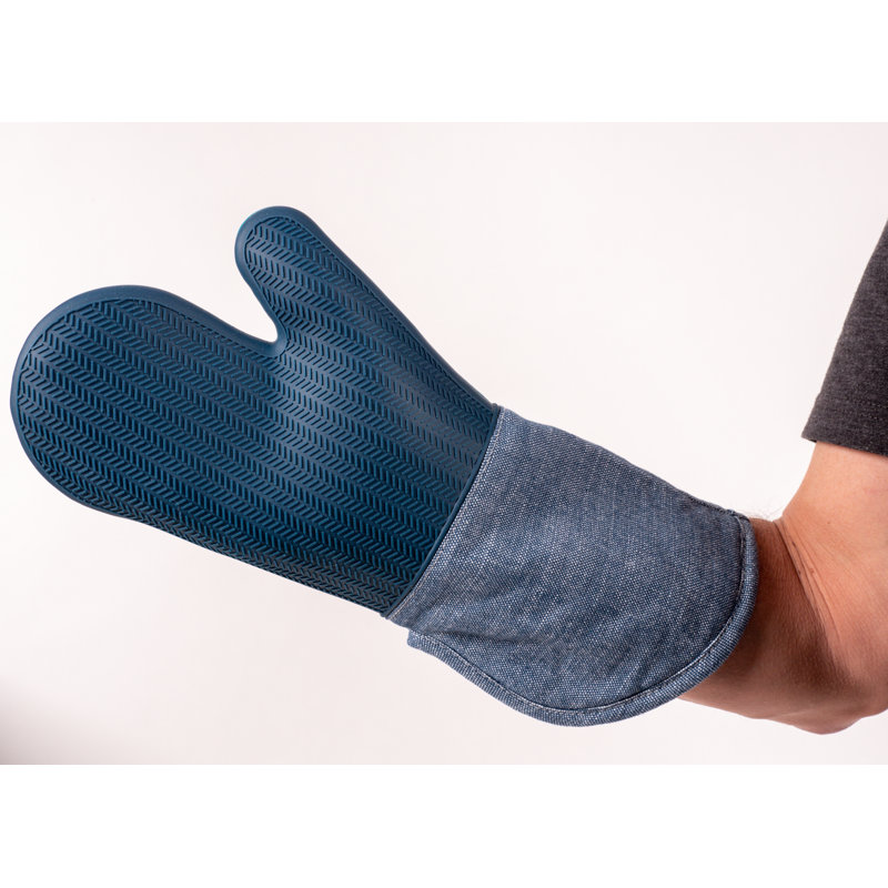 Ensemble de gants de cuisine en coton et coton KAF Home, Bleu