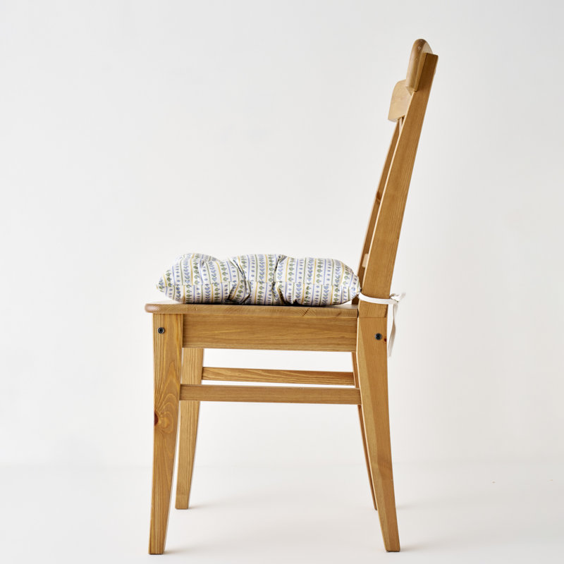 Lemoncello Striped Chair Cushion, Multicolor Striped