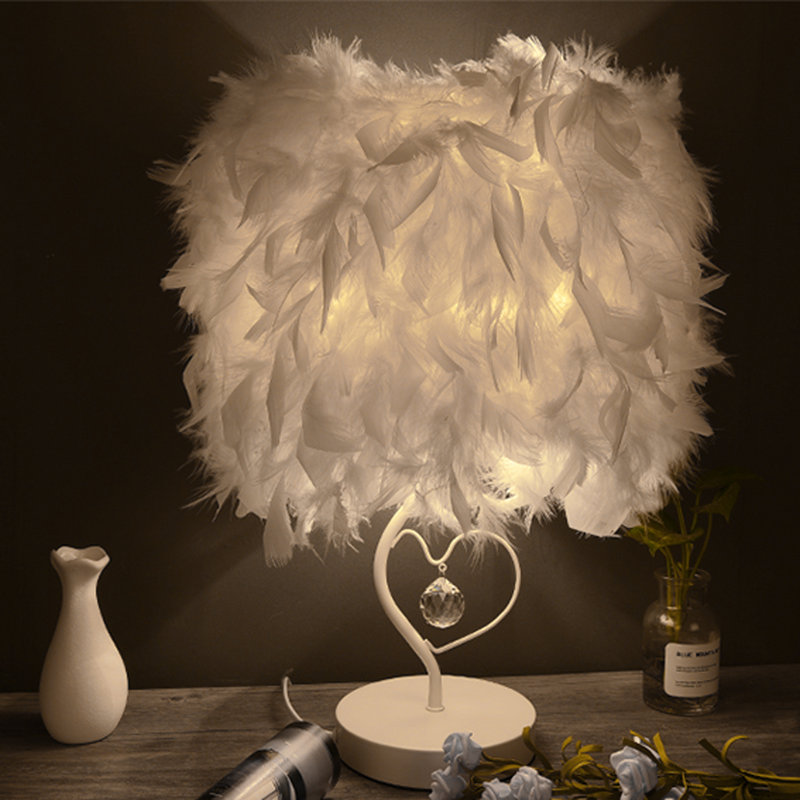 Small Heart Bedside LED Table Lamp