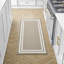 Debbie Machine Woven Synthetic Area Rug in Brown/White-1249789748