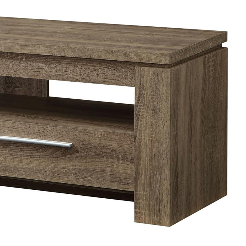 Delors 58.6" W 2 - Drawer Media Console, Brown Wood