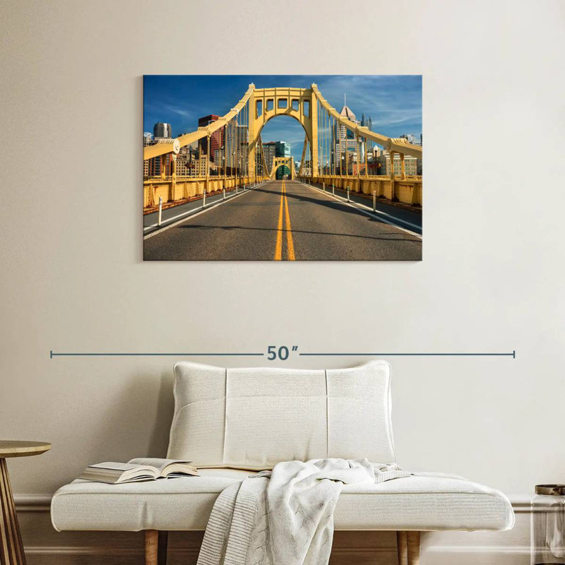 Mehar The Roberto Clemente Bridge, 24" H x 36" W