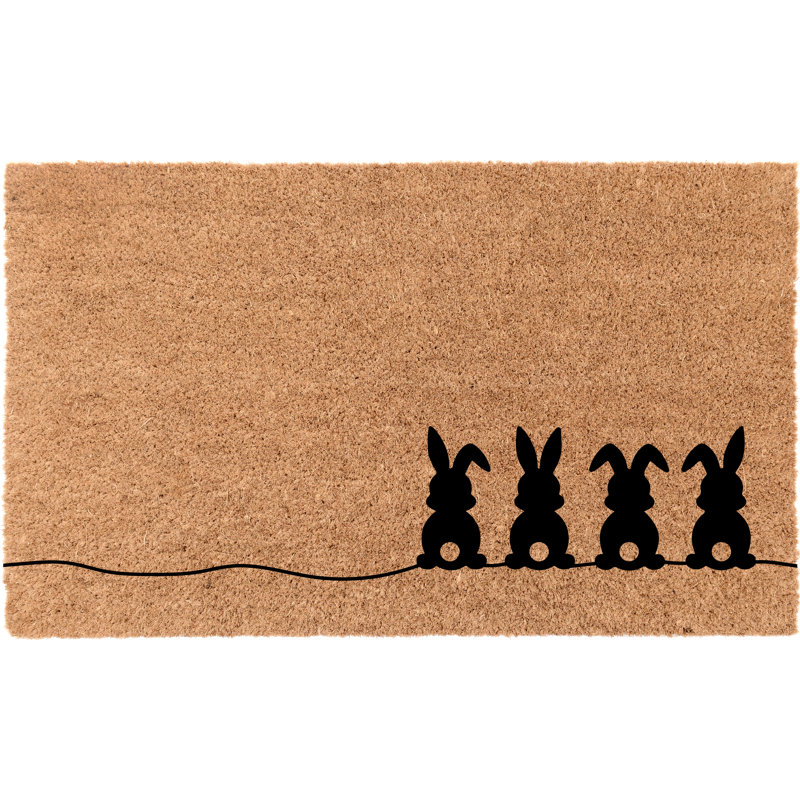 Anzila Non-Slip Easter Outdoor Doormat