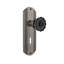 Deco Plate with Decorative Keyhole and Crystal Black Door Knob-41535600-41535607