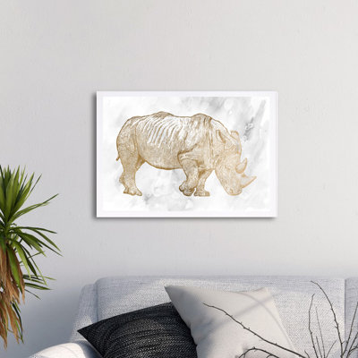 Stupell Industries Animal Silhouette Wall Art Set - 3 Piece Lion, Panda, Zebra, Rhino Plaques, 12x12 - View #11